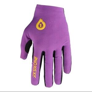 SixSixOne 661 Raji Gloves Full Finger MTB‎ BMX Adult Small Purple Mountain Bike